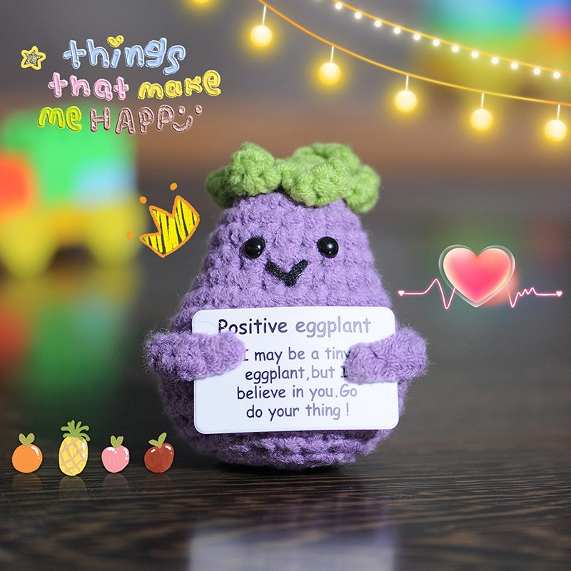 Crocheted Eggplant Plush best